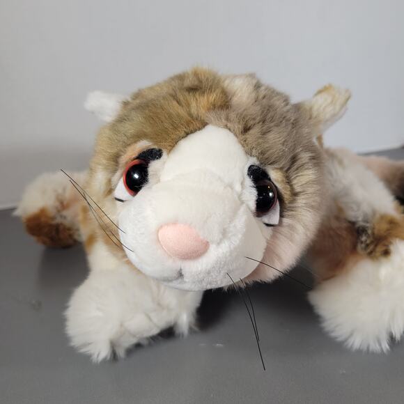 Lil' Pet Hospital Plush Calico Cat Toy 12" Stuffed Animal Realistic Multicolor - Picture 16 of 16